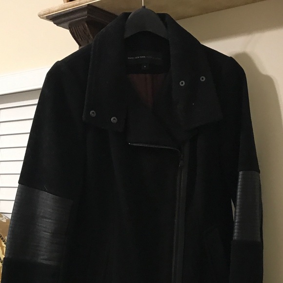 Marc New York Andrew Marc Black Peacoat. - Picture 2 of 4